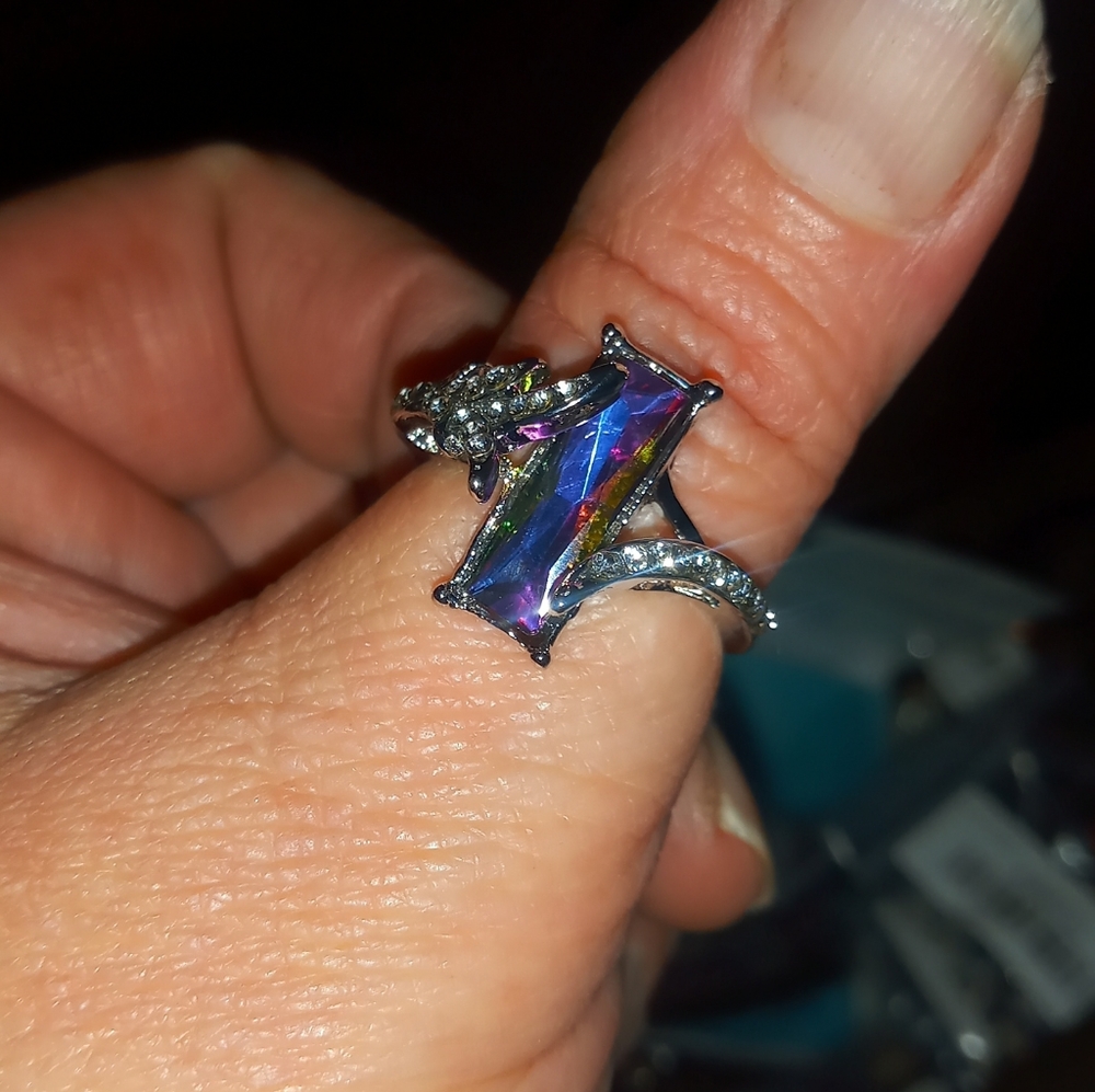 Mystic Topaz Ring Size 10